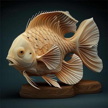 3D модель Мушля риби агассиз (STL)